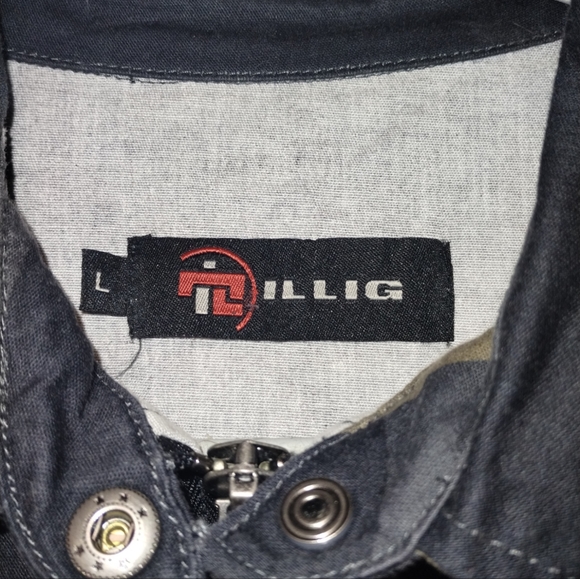 GOTH CAMO ILLIG BRAND MILITARY MINI DRESS SIZE L - Picture 7 of 11